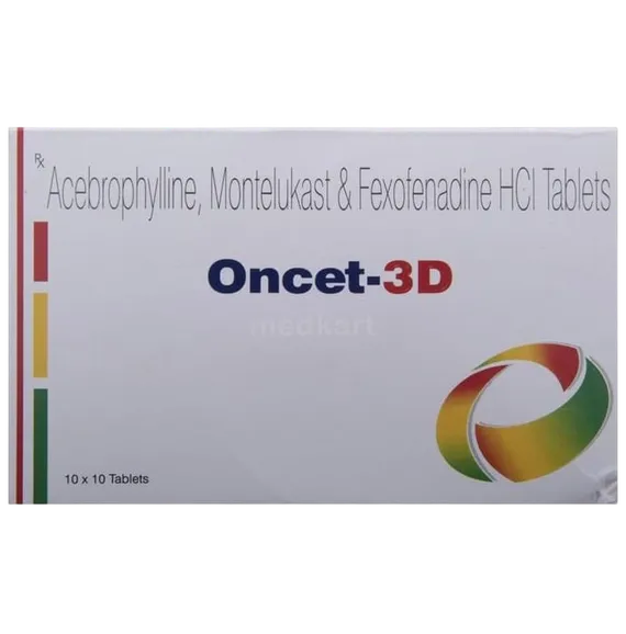 oncet 3d tablet 10's